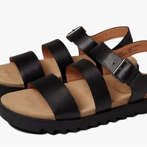 Black Addie Madewell sandal size 8